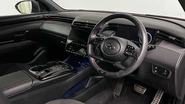 Hyundai TUCSON 1.6 h T-GDi N Line SUV 5dr Petrol Hybrid Auto Euro 6 (s/s) (230 ps) Red