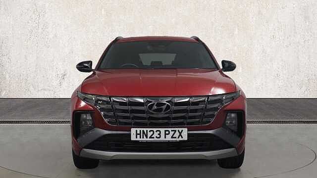 Hyundai TUCSON 1.6 h T-GDi N Line SUV 5dr Petrol Hybrid Auto Euro 6 (s/s) (230 ps) Red