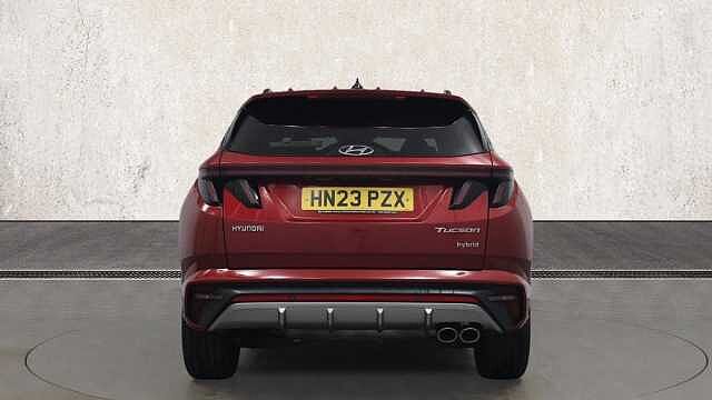 Hyundai TUCSON 1.6 h T-GDi N Line SUV 5dr Petrol Hybrid Auto Euro 6 (s/s) (230 ps) Red