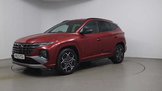 Hyundai TUCSON 1.6 h T-GDi N Line SUV 5dr Petrol Hybrid Auto Euro 6 (s/s) (230 ps) Red