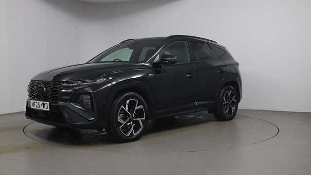 Hyundai TUCSON 1.6 T-GDi N Line S SUV 5dr Petrol Hybrid Auto Euro 6 (s/s) (215 ps) BLACK