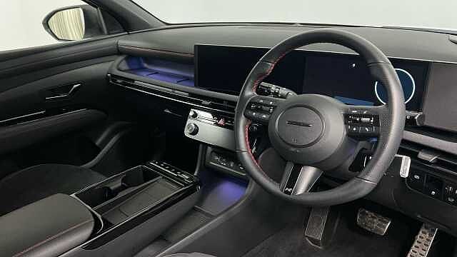 Hyundai TUCSON 1.6 T-GDi MHEV N Line SUV 5dr Petrol Hybrid DCT Euro 6 (s/s) (160 ps) White