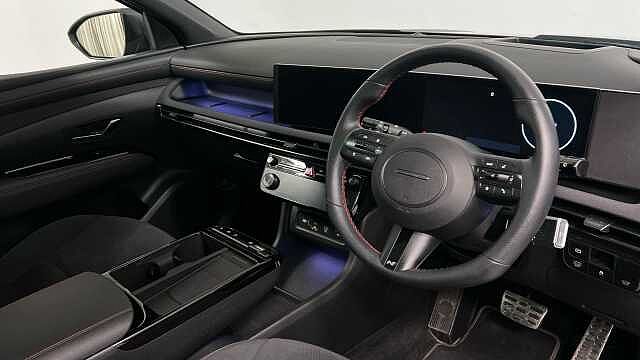 Hyundai TUCSON 1.6 T-GDi N Line S SUV 5dr Petrol Hybrid Auto Euro 6 (s/s) (215 ps) Black