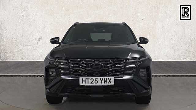 Hyundai TUCSON 1.6 T-GDi N Line S SUV 5dr Petrol Hybrid Auto Euro 6 (s/s) (215 ps) Black