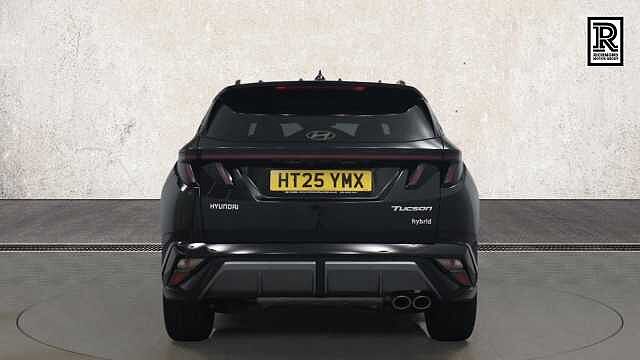 Hyundai TUCSON 1.6 T-GDi N Line S SUV 5dr Petrol Hybrid Auto Euro 6 (s/s) (215 ps) Black