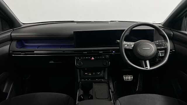 Hyundai TUCSON 1.6 T-GDi N Line S SUV 5dr Petrol Hybrid Auto Euro 6 (s/s) (215 ps) Black