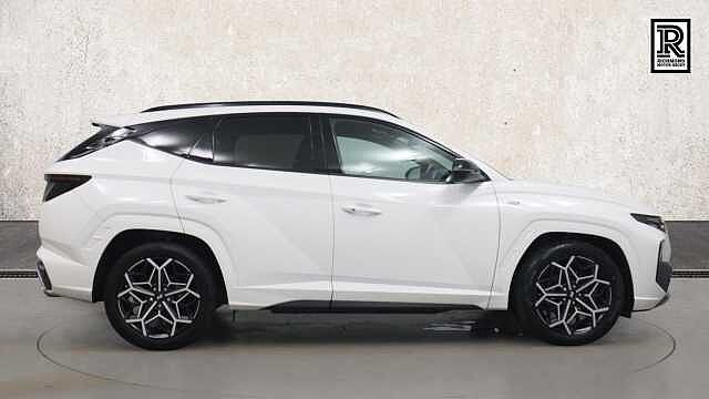 Hyundai TUCSON 1.6 T-GDi N Line S SUV 5dr Petrol Manual Euro 6 (s/s) (150 ps) White