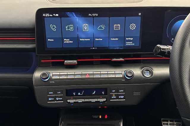 Hyundai KONA 1.6 h-GDi N Line S SUV 5dr Petrol Hybrid DCT Euro 6 (s/s) (129 ps) Black