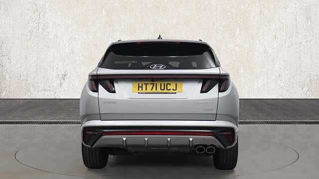 Hyundai TUCSON 1.6 h T-GDi N Line SUV 5dr Petrol Hybrid Auto Euro 6 (s/s) (230 ps) Silver