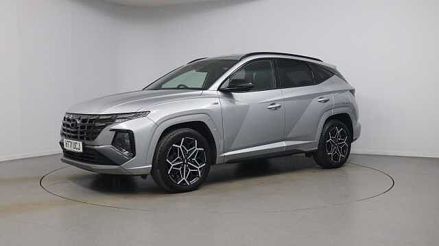 Hyundai TUCSON 1.6 h T-GDi N Line SUV 5dr Petrol Hybrid Auto Euro 6 (s/s) (230 ps) Silver
