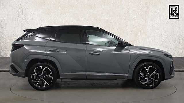 Hyundai TUCSON 1.6 T-GDi N Line SUV 5dr Petrol Hybrid Auto Euro 6 (s/s) (215 ps) SHADOW GREY