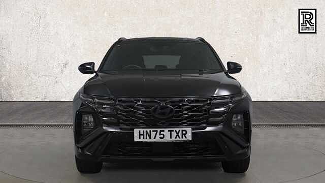 Hyundai TUCSON 1.6 T-GDi N Line SUV 5dr Petrol Hybrid Auto Euro 6 (s/s) (215 ps) BLACK