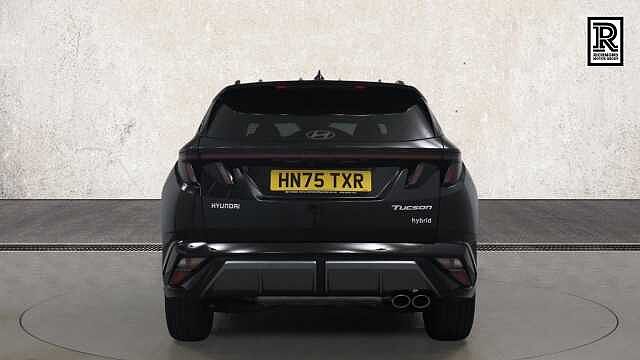 Hyundai TUCSON 1.6 T-GDi N Line SUV 5dr Petrol Hybrid Auto Euro 6 (s/s) (215 ps) BLACK