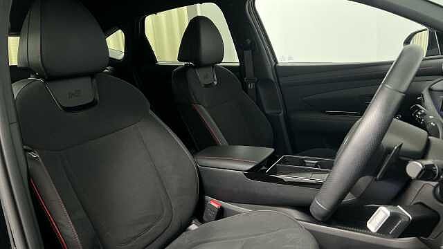 Hyundai TUCSON 1.6 T-GDi N Line SUV 5dr Petrol Hybrid Auto Euro 6 (s/s) (215 ps) BLACK