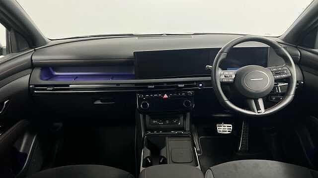 Hyundai TUCSON 1.6 T-GDi N Line SUV 5dr Petrol Hybrid Auto Euro 6 (s/s) (215 ps) BLACK
