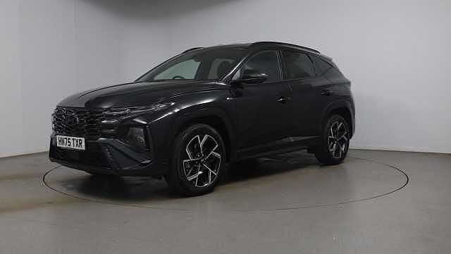 Hyundai TUCSON 1.6 T-GDi N Line SUV 5dr Petrol Hybrid Auto Euro 6 (s/s) (215 ps) BLACK