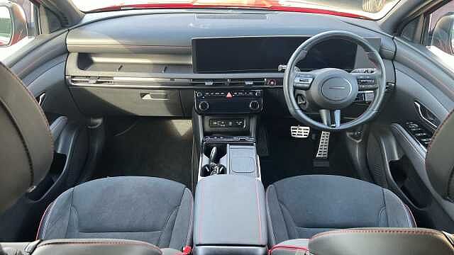 Hyundai TUCSON 1.6 T-GDi N Line SUV 5dr Petrol Hybrid Auto Euro 6 (s/s) (215 ps) Red