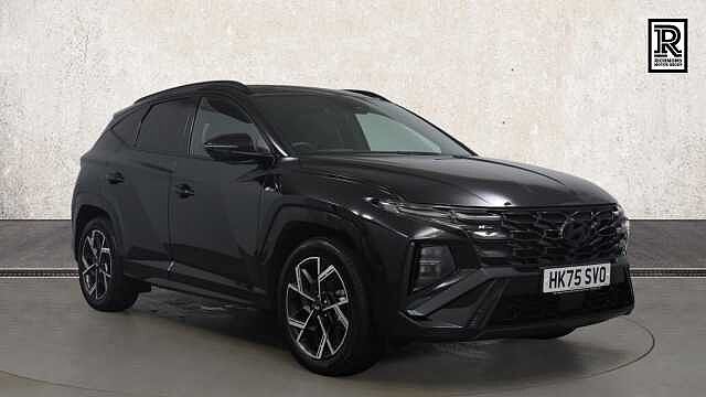 Hyundai TUCSON 1.6 T-GDi N Line S SUV 5dr Petrol Hybrid Auto Euro 6 (s/s) (215 ps) ABYSS BLACK