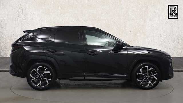 Hyundai TUCSON 1.6 T-GDi N Line S SUV 5dr Petrol Hybrid Auto Euro 6 (s/s) (215 ps) ABYSS BLACK