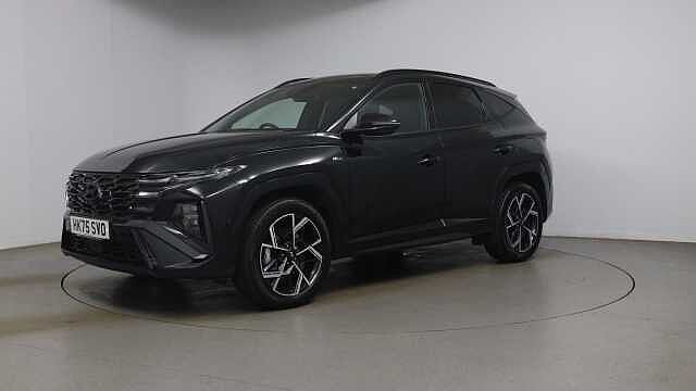 Hyundai TUCSON 1.6 T-GDi N Line S SUV 5dr Petrol Hybrid Auto Euro 6 (s/s) (215 ps) ABYSS BLACK
