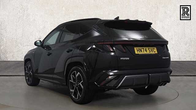 Hyundai TUCSON 1.6 T-GDi MHEV N Line S SUV 5dr Petrol Hybrid DCT Euro 6 (s/s) (160 ps) Black