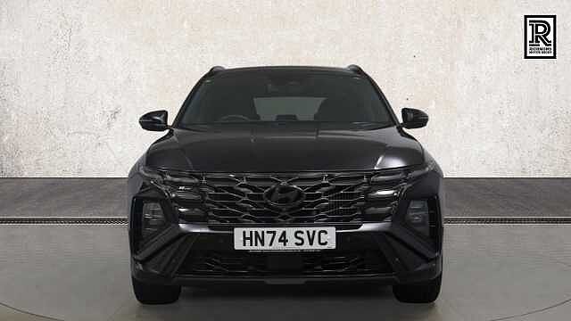 Hyundai TUCSON 1.6 T-GDi MHEV N Line S SUV 5dr Petrol Hybrid DCT Euro 6 (s/s) (160 ps) Black