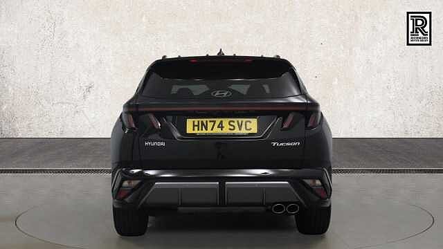 Hyundai TUCSON 1.6 T-GDi MHEV N Line S SUV 5dr Petrol Hybrid DCT Euro 6 (s/s) (160 ps) Black