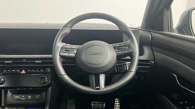 Hyundai TUCSON 1.6 T-GDi MHEV N Line S SUV 5dr Petrol Hybrid DCT Euro 6 (s/s) (160 ps) Black